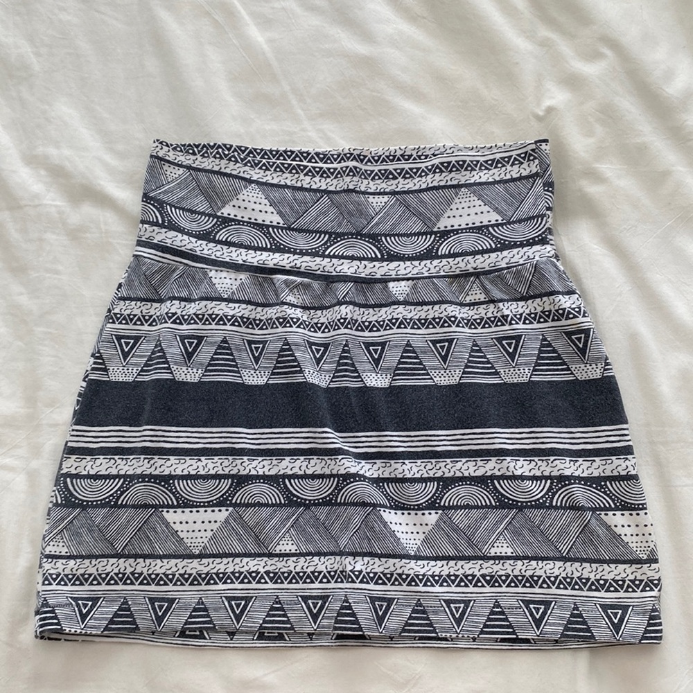 Tribal Print Pencil Skirt